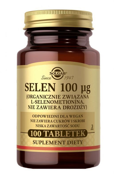 Solgar Selenium 100μg x 100 tablets