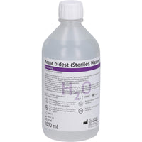 Sterile water for injection UK, AQUA BIDEST rinsing solution