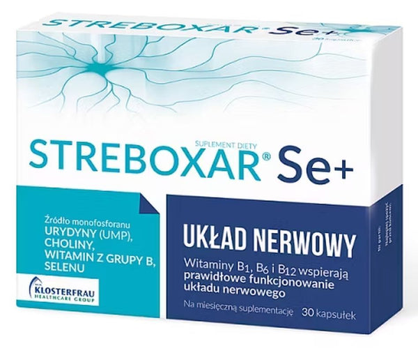 Streboxar Se+ Supports the nervous system