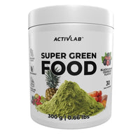 Spirulina, chlorella, Super Green Food Blackcurrant and Cranberry Flavor