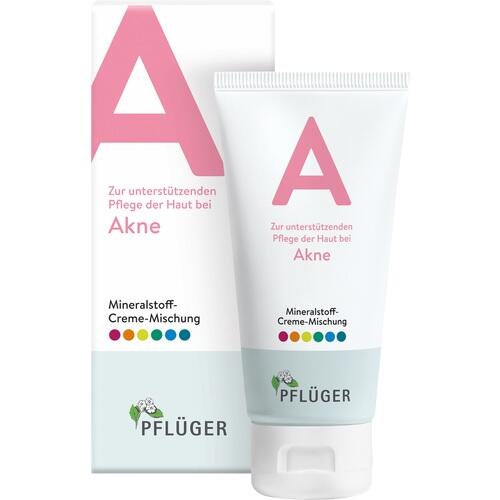 Support skin care in cases of acne, Mineral Cream Mixture A