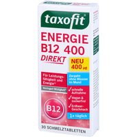TAXOFIT Energy Vitamin B12 400 Direct Melt Tablets