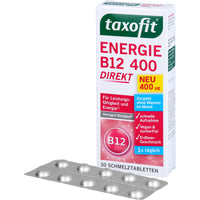TAXOFIT Energy Vitamin B12 400 Direct Melt Tablets