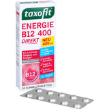 TAXOFIT Energy Vitamin B12 400 Direct Melt Tablets