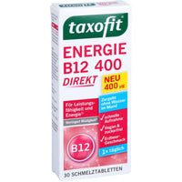 TAXOFIT Energy Vitamin B12 400 Direct Melt Tablets