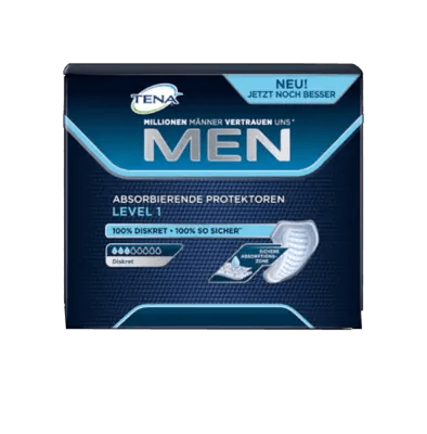 TENA MENS pads level 1 UK