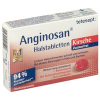 TETESEPT Anginosan throat lozenges sugar-free cherry