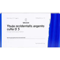 THUJA OCCIDENTALIS ARGENTO culta D 3 ampoules