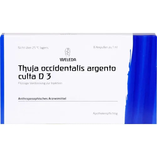 THUJA OCCIDENTALIS ARGENTO culta D 3 ampoules