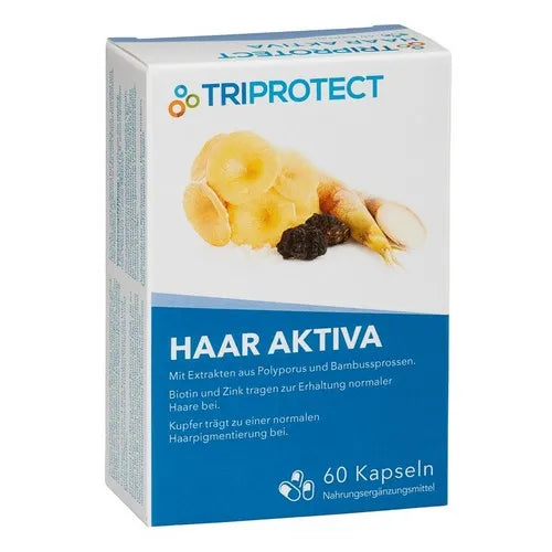 To prevent natural hair loss, HAAR AKTIVA TriProtect capsules