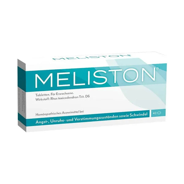 Treatment of anxiety, restlessness, mood swings, dizziness MELISTON tablets