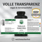 Tribulus Terrestris 2250 mg vegan capsules 120 pcs