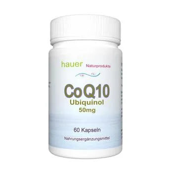 Ubiquinol (activated CoQ10), L-ascorbic acid (vitamin C), CO Q10 50 mg Capsules