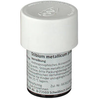 Ulcers in the gastrointestinal tract and on the skin, STIBIUM METALLICUM D 10 Trituration UK