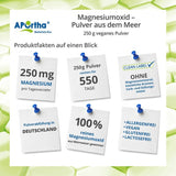 VEGAN MARINES Magnesium Powder from Seawater 250 g