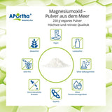 VEGAN MARINES Magnesium Powder from Seawater 250 g