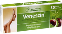 VENESCIN dragees x 30, venous insufficiency, vascular insufficiency