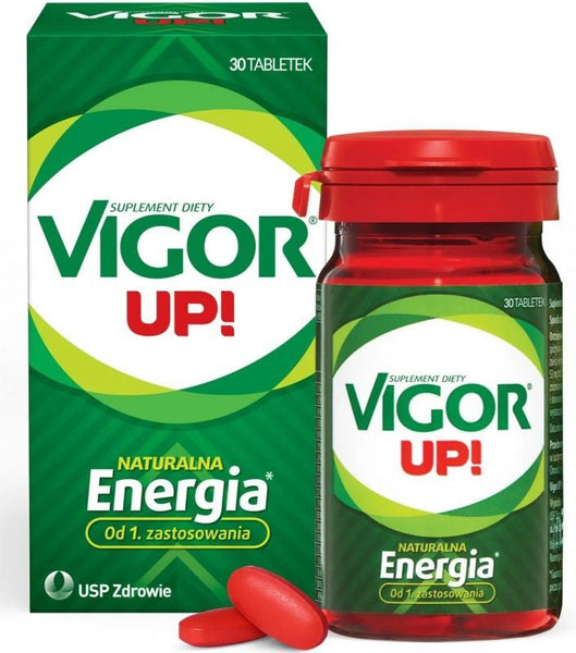 VIGOR UP x 30 tablets, natural energy supplements