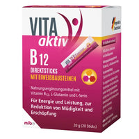 VITA AKTIV B12 direct sticks with protein components