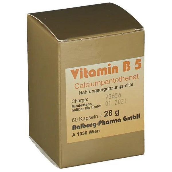 VITAMIN B5 CAPSULES, calcium pantothenate UK