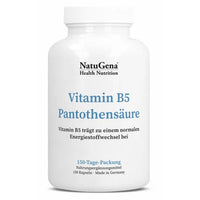 VITAMIN B5 PANTOTHENIC ACID vegan