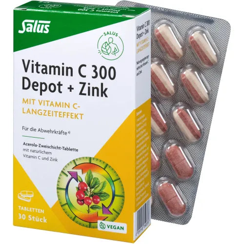 VITAMIN C 300 Depot+Zinc Tablets