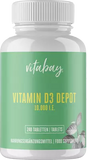 VITAMIN D3 DEPOT 10,000 IU Cholecalcif.vegan Tabl. 240 pieces