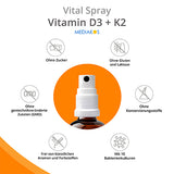 VITAMIN D3+K2 1000 IU 20 µg Mediakos Vital Spray