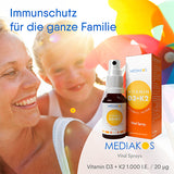 VITAMIN D3+K2 1000 IU 20 µg Mediakos Vital Spray