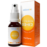 VITAMIN D3+K2 1000 IU 20 µg Mediakos Vital Spray