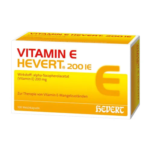VITAMIN E HEVERT 200 IU soft capsules 100 pcs