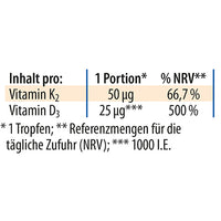 VITAMIN K2D3 oil 1000 IU+50 µg D3+K2 Dr.Jacob's