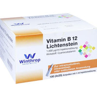 VITAMIN B12 1,000 µg Lichtenstein ampoules 100X1 ml cyanocobalamin