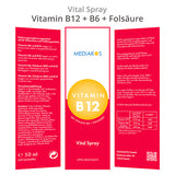 VITAMIN B12+B6+Folic Acid Mediakos Vital Spray