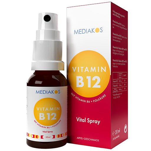VITAMIN B12+B6+Folic Acid Mediakos Vital Spray