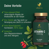 VITAMIN C 1000mg Time Released Tablets