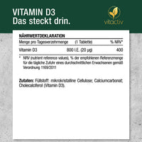 VITAMIN D3 TABLETS