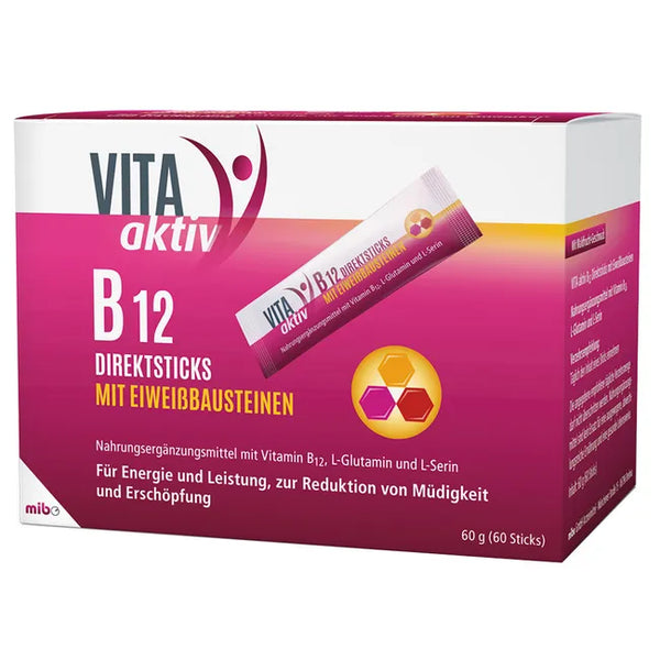 VITA AKTIV B12 direct sticks with protein components