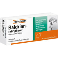 Valerian root extract, RATIOPHARM coated tablets