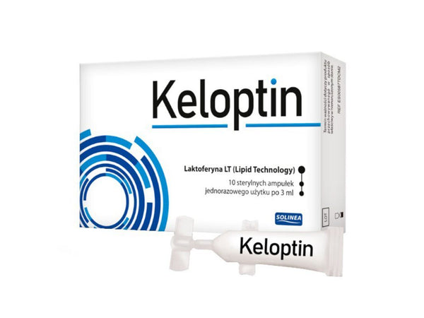 Venous ulcers, varicose ulcers, pressure sores, cracks, burns, scars, Keloptin 3 ml