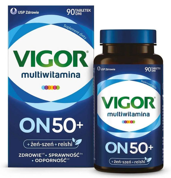 Vigor Multivitamin On 50+ 90 tablets