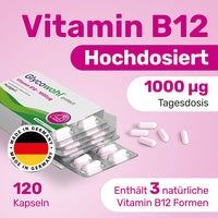 Vitamin B12 1000 µg high-dose vegan capsules
