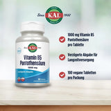 Vitamin B5 1000 mg Tablets, 100 tablets
