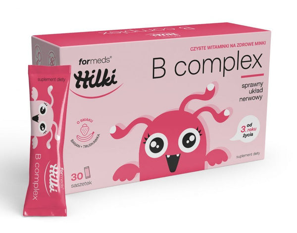 Vitamin B6 (P-5-P), vitamin B12 (methylcobalamin), folic acid (Quatrefolic®), HILKI B Complex