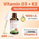 Vitamin D3 1000 IU+K2 30 μg Drops 20 ml