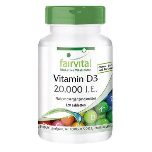 Vitamin D3 20,000 IU 120 pc UK