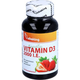 VITAMIN D3 2,000 IU chewable strawberry tablets