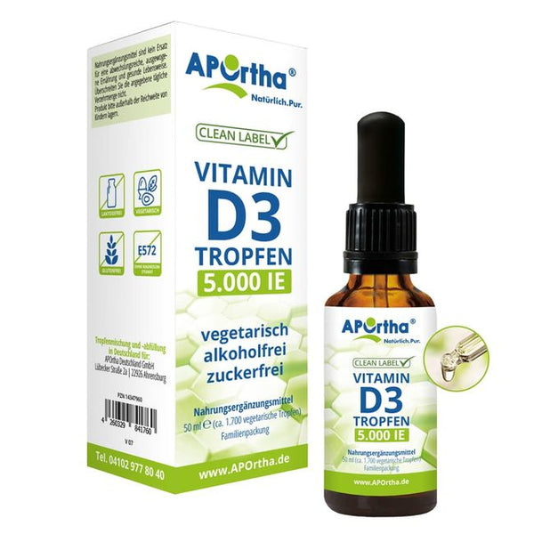 Vitamin D3 drops 5,000 IU 125 µg