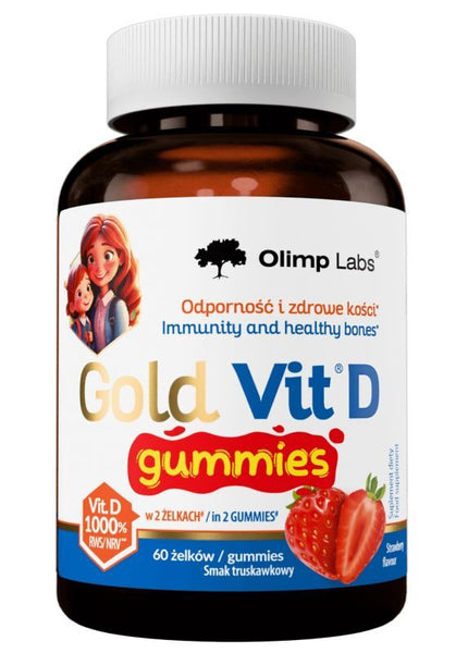 Vitamin D Gummies with strawberry