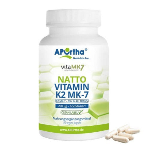 Vitamin MK-7 Vitamin K2-MK-7 200 µg caps.
